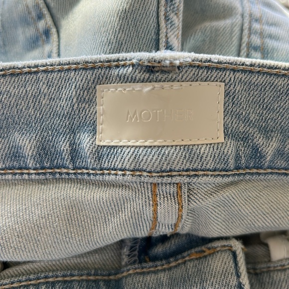 Mother The Stunner Zip Ankle Step Fray Jean Rolling in the Bushes Designer Sz 29 - Picture 10 of 16